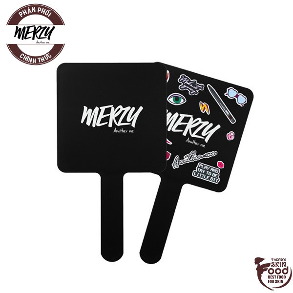 GƯƠNG TRANG ĐIỂM CẦM TAY MERZY SQUARE HAND MIRROR CHÍNH HÃNG - 9946