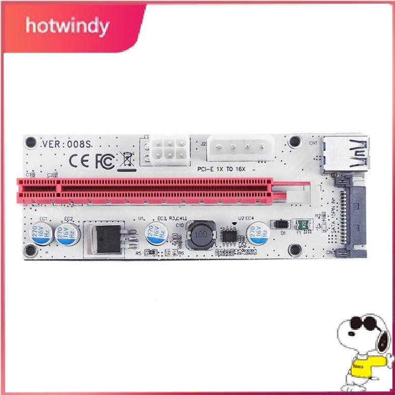 Dây cáp mở rộng thẻ đồ họa PCIE USB3.0 008s 60cm 1X sang 16X | BigBuy360 - bigbuy360.vn