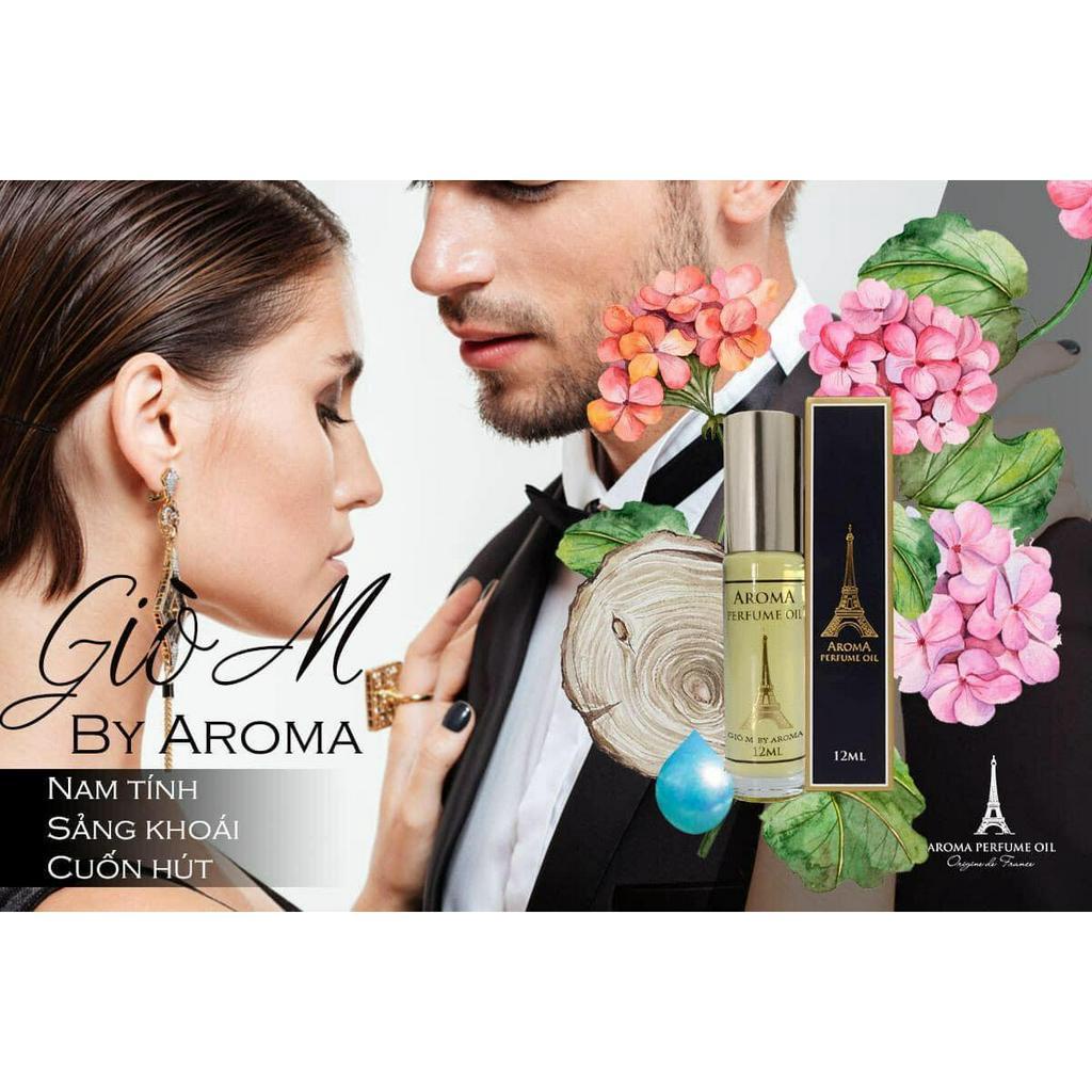 Nước Hoa Pháp Aroma Aqua Di Gio Cao Cấp Nam Tính, Tươi Mát, Sảng Khoái - 12ml