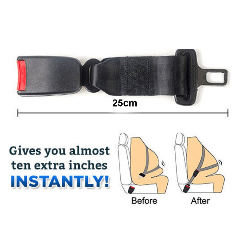 Dây Nối Dài Đai An Toàn Ô Tô Seat Belt Extension (25cm)