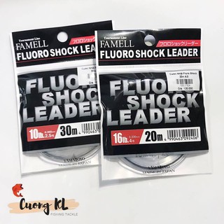 Cước câu cá Shock leader Fluoro / Nylon vỏ đen / vỏ trắng