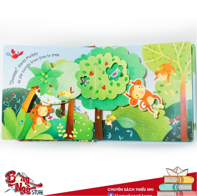 Sách Pop Up Jungle Usborne khu rừng 3D cho bé | WebRaoVat - webraovat.net.vn