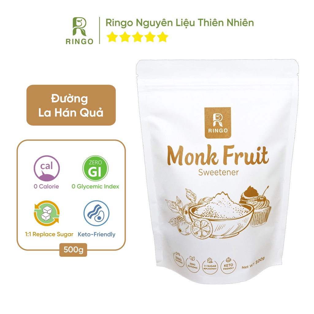 Đường La Hán Quả Monk Fruit Classic Blend Sweetener RINGO Keto-Friendly