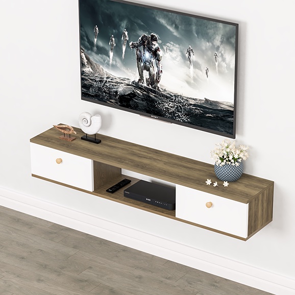 Kệ ti vi treo tường 1m2 thích hợp cho không gian nhỏ - GP188