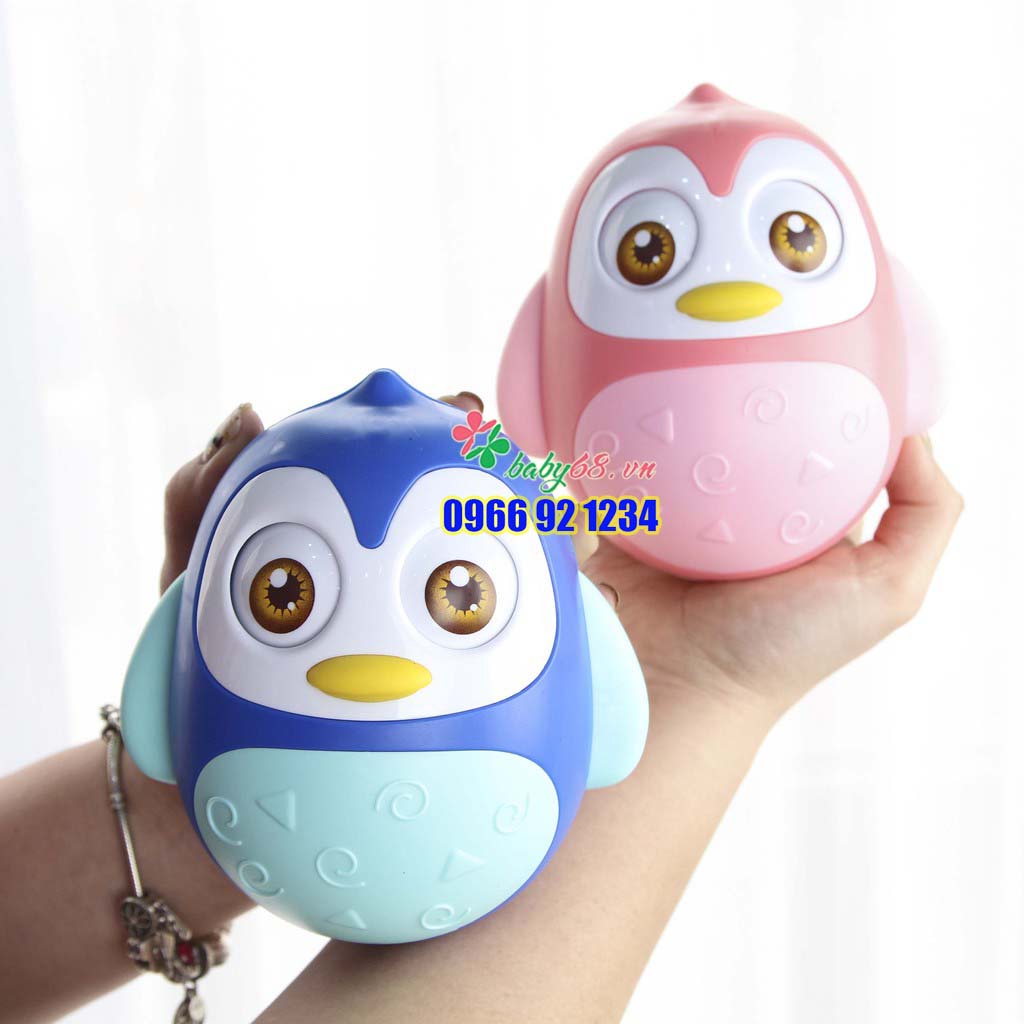 Đồ chơi lật đật hình Cú mèo Toyshouse - Đồ decor dễ thương cho bé từ sơ sinh tới 8 tuổi