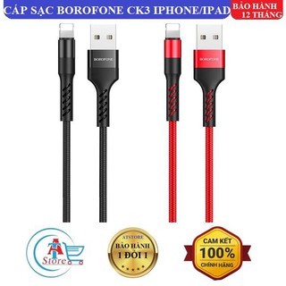 Cáp Sạc Nhanh Borofone CK3 Iphone/Ipad Chính Hãng - Dây Sạc Lighning