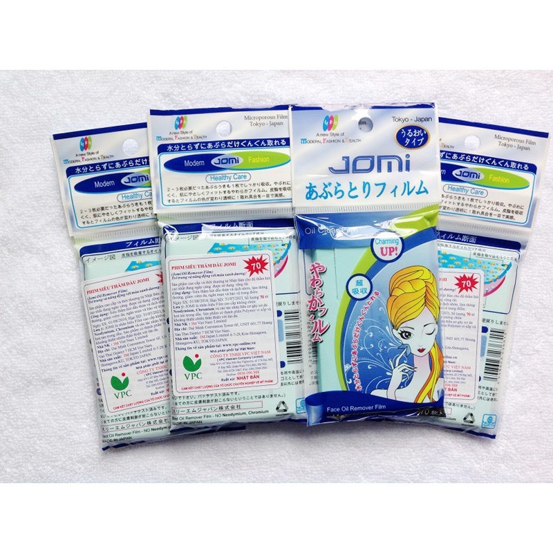 Giấy Thấm Dầu Jomi - Dạng Phim (film) Xanh - 70 Tờ | BigBuy360 - bigbuy360.vn