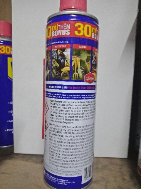 Chống rỉ sét WD40 Mỹ 412ml ( chính hãng)