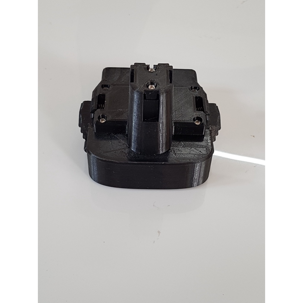 Đế chuyển pin Hitachi 14.4v trượt cho máy National 12v chọt