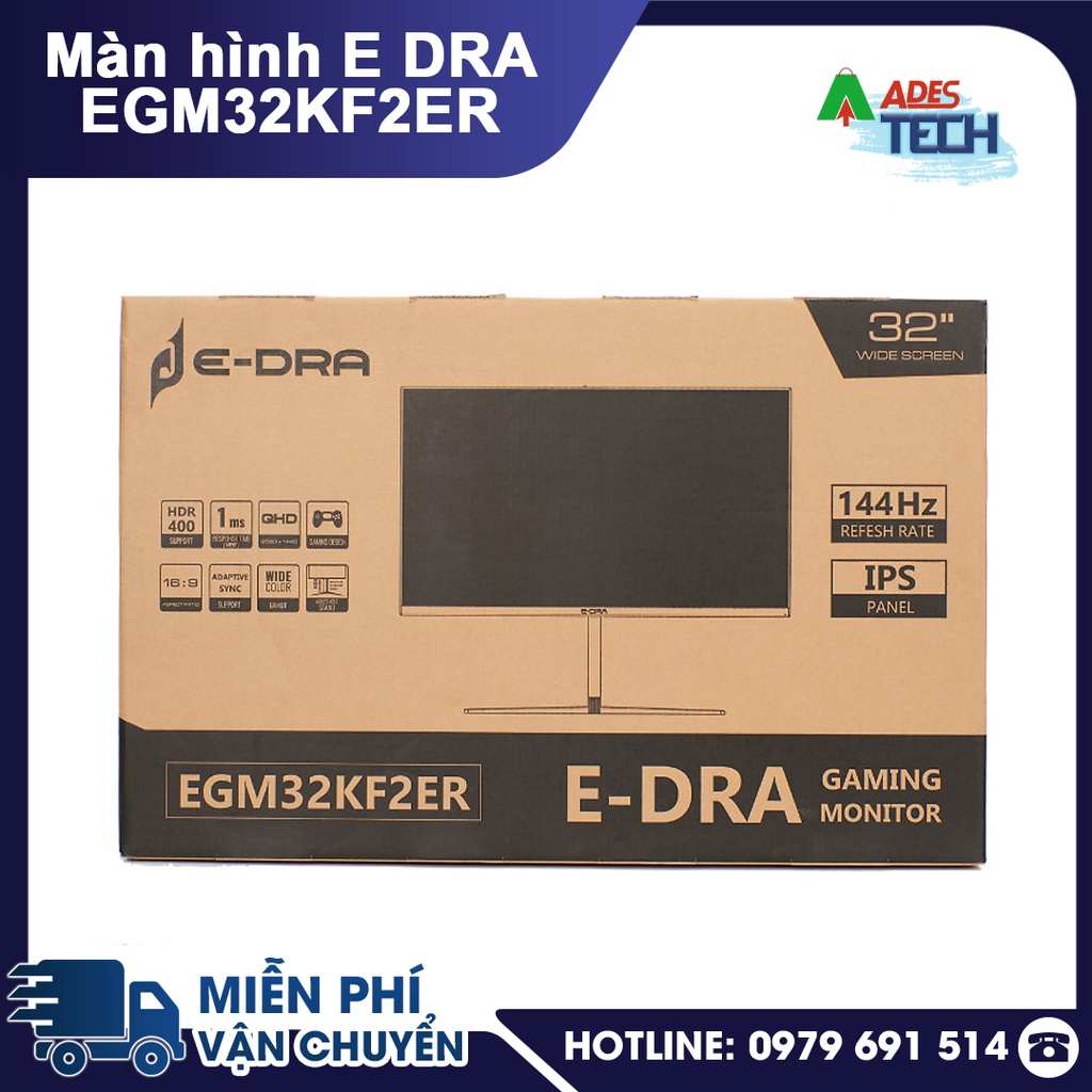 Màn Hình Gaming EDRA EGM32KF2ER 32 inch 2K 144hz