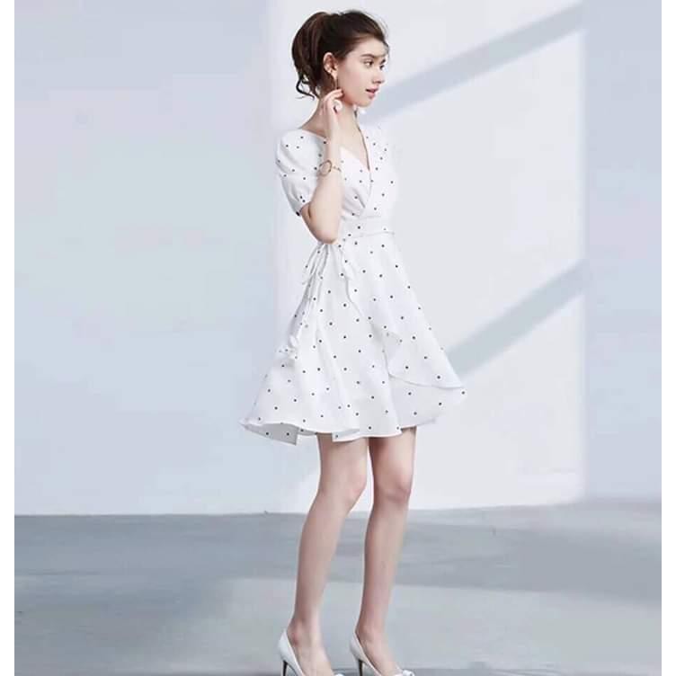 SALE - Đầm xòe chấm bi Misa Fashion MS319 xinh đẹp, trẻ trung / Công sở, đi tiệc, đi chơi (có size lớn)