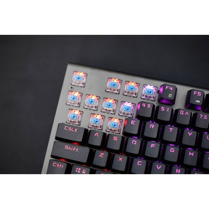 Bàn phím cơ Geezer GS2 Full Led RGB Blue Switch cũ