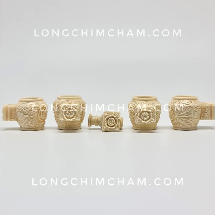 Bộ cóng khuyên chạm Hoa Phù Dung siêu đẹp (X-C01)