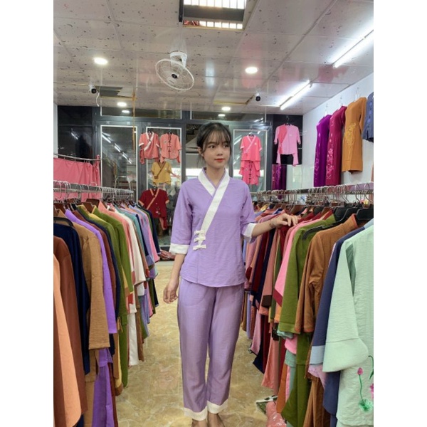 Bộ 3 nút vải tơ nữ