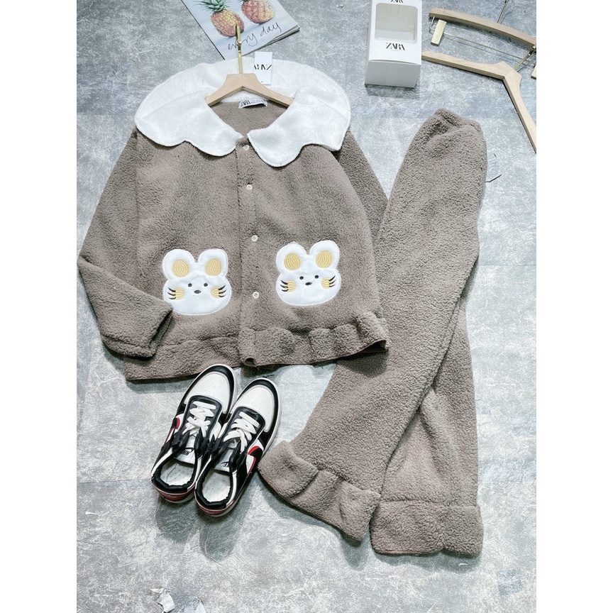 Bộ đồ ngủ lông cute