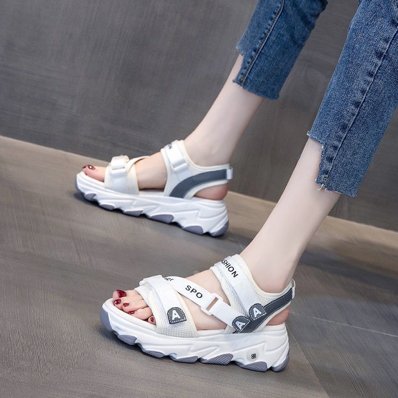 Giày sandal nữ 3 quai đan chéo siêu xinh CCTV