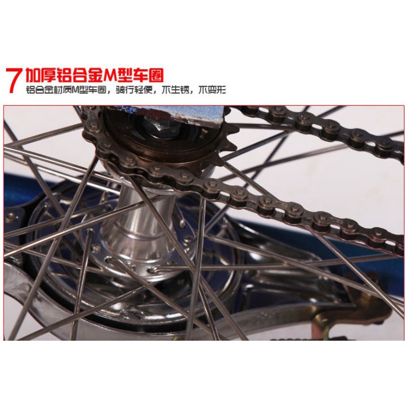 XE ĐẠP ĐIỆN BA BÁNH HẠNG SANG CHO NGƯỜI GIÀ BẢN 20 INCH - Khung hợp kim nhôm