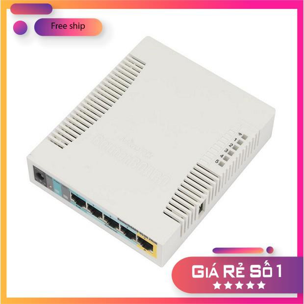 Router cân bằng tải, phát wifi Mikrotik RB951Ui-2HnD