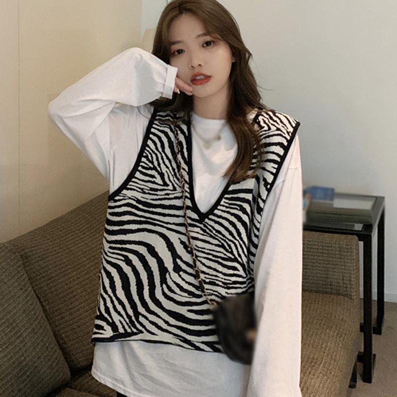 Áo gile sát nách cổ chữ V phong cách retro Hàn Quốc xinh xắn thời trang | BigBuy360 - bigbuy360.vn