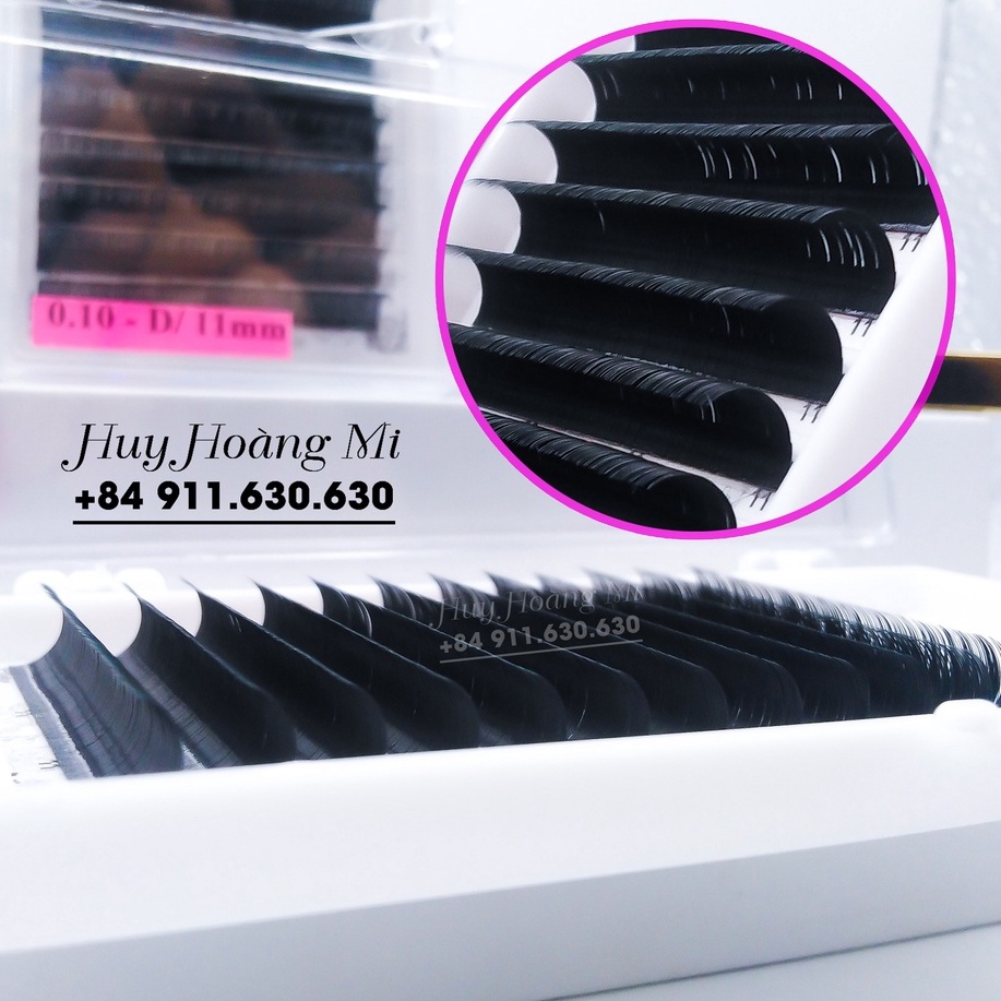 Mi Khay Độ Cong D Dày 0.05- 0.07- 0.10- 0.12- 0.15_ MI FAN _ Dụng Cụ Nối Mi Chính Hãng_Huy Hoàng Mi