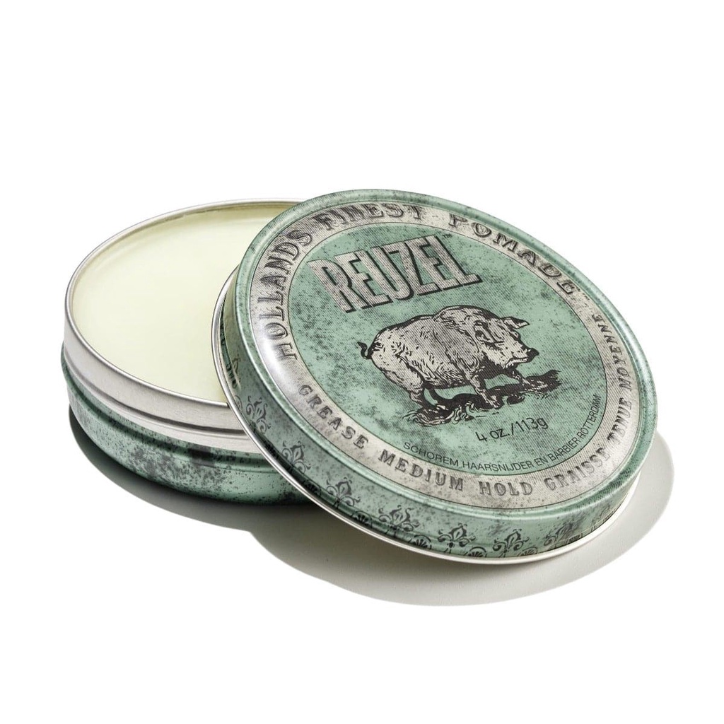 Sáp Vuốt Tóc Nam Reuzel Pomade Blue/Pink/Red/Green/Fiber/Matte Clay/Extreme Hold/Concrete Hold Full Line