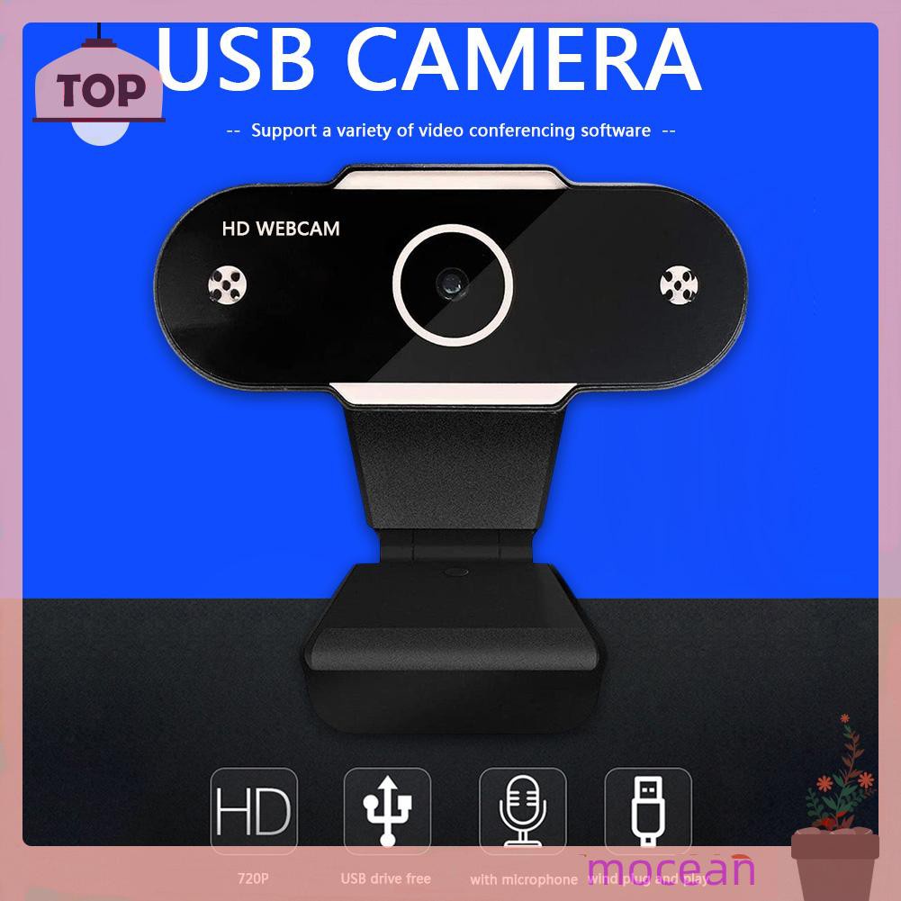 Webcam Mocean 720p Hd Usb 2.0 Cho Máy Tính