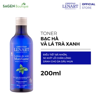 Toner chiết xuất thảo được Christian Lenart 200ml date [2.2022]