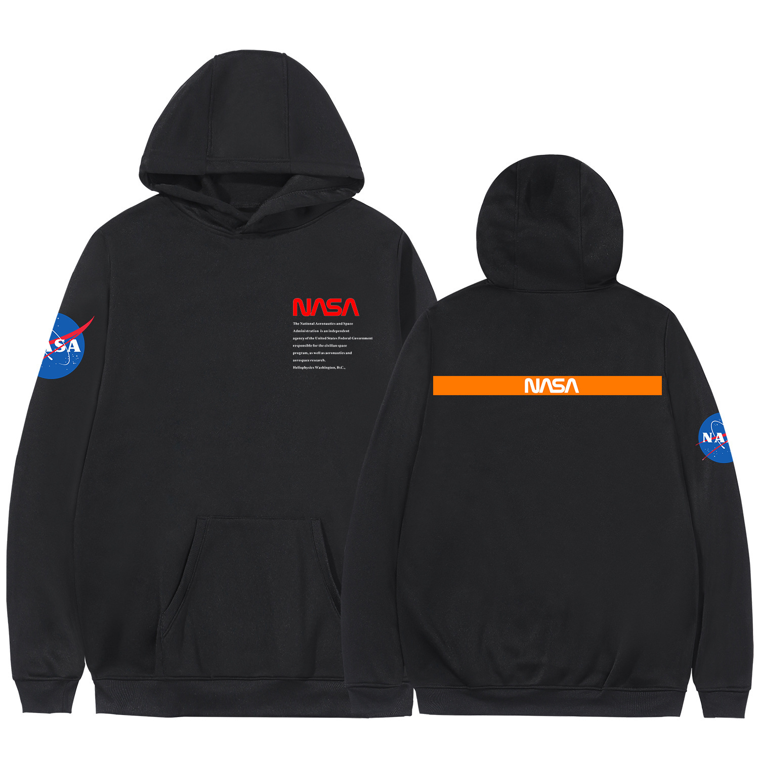 Áo Hoodie Họa Tiết Nasa Cá Tính Dành Cho Nam | BigBuy360 - bigbuy360.vn