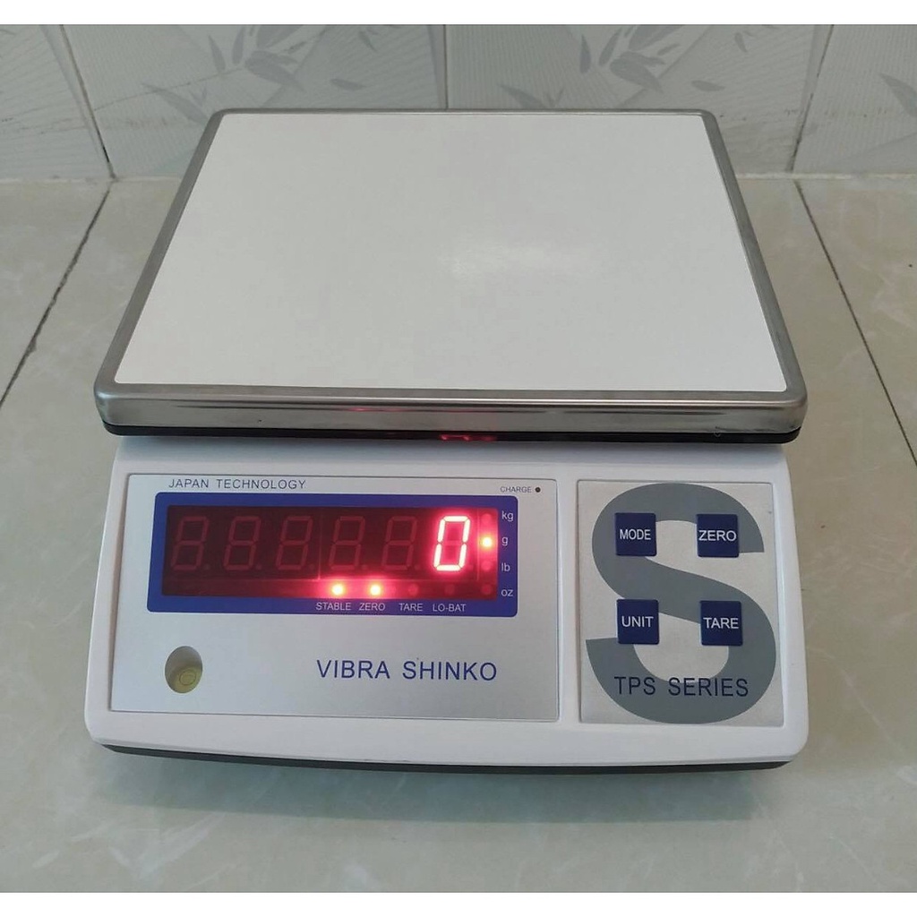 CÂN ĐIỆN TỬ VIBRA SHINKO TPS-C 3KG, 6KG, 15KG, 30KG, BH 18 THÁNG
