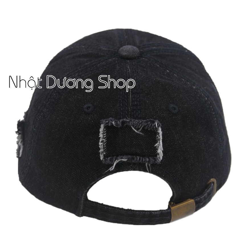 [ XÃ KHO GIẢM GIÁ ] Nón kết Jeans thời trang chất liệu vải Jeans thấm hút