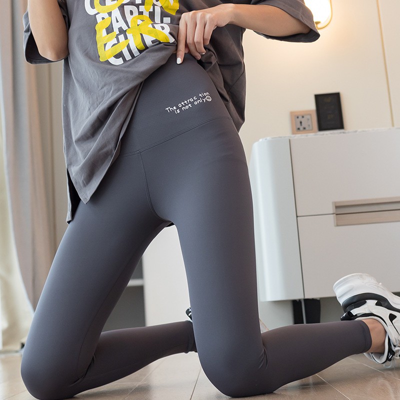 Quần Legging Da Lưng Cao Ôm Dáng In Chữ Thời Trang Cho Nữ | BigBuy360 - bigbuy360.vn