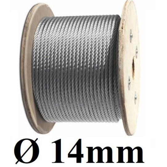 Dây cáp thép mạ kẽm Ø  dài 1 mét – 1000 mét