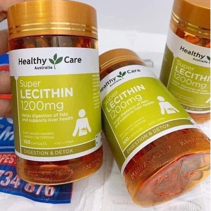 [Mã 77FMCGSALE1 giảm 10% đơn 250K] Viên uống Mầm đậu nành của Úc Healthy Care Super Lecithin 1200mg 100 viên | WebRaoVat - webraovat.net.vn