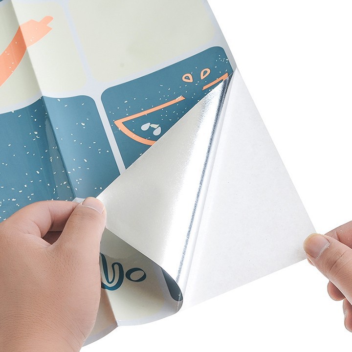 Giấy dán tường nhà bếp, miếng dán bếp chống bắn dầu mỡ, chịu nhiệt cao 2459