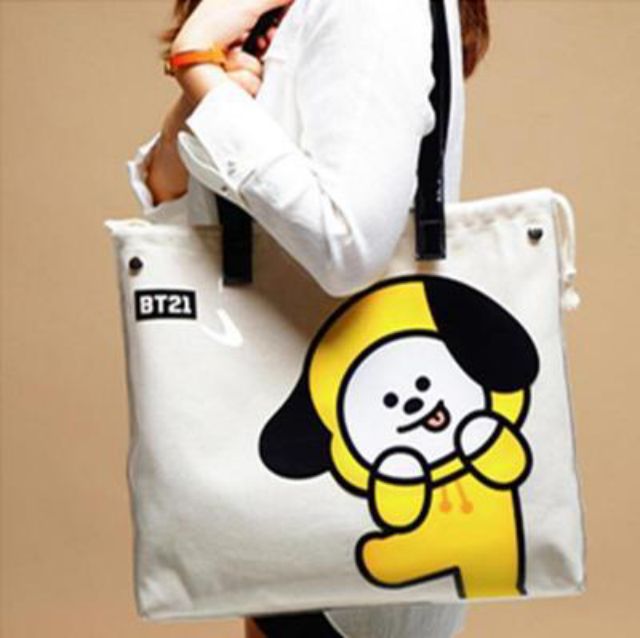 Túi tote trong suốt BT21 (SHOULDER BAG BT21)