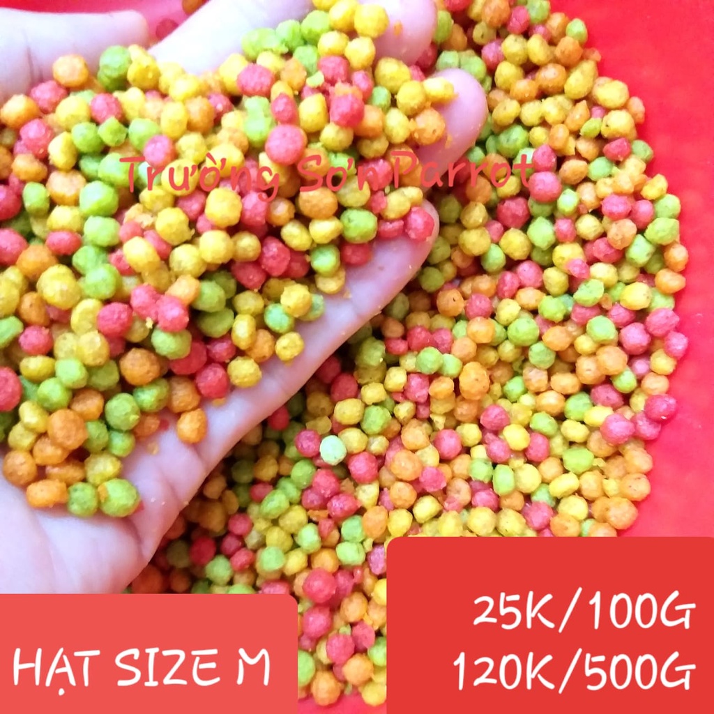 [Mã PET50 giảm 10% - tối đa 50K đơn 250K] HẠT TRÁI CÂY ZUPREEM CHO VẸT size M (hạt tròn) cho chim, vẹt, chào mào...