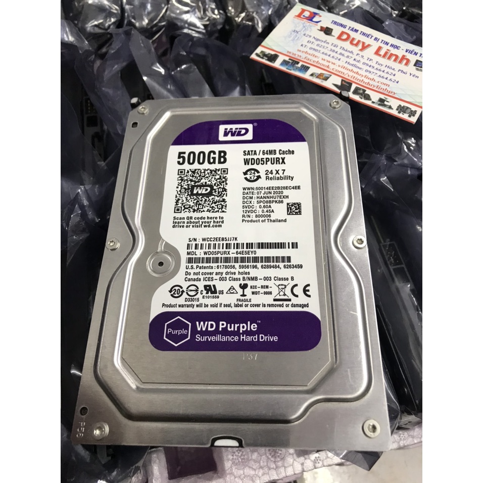 HDD 500G Seagate cài sẵn Win theo yêu cầu bảo hành 06 tháng