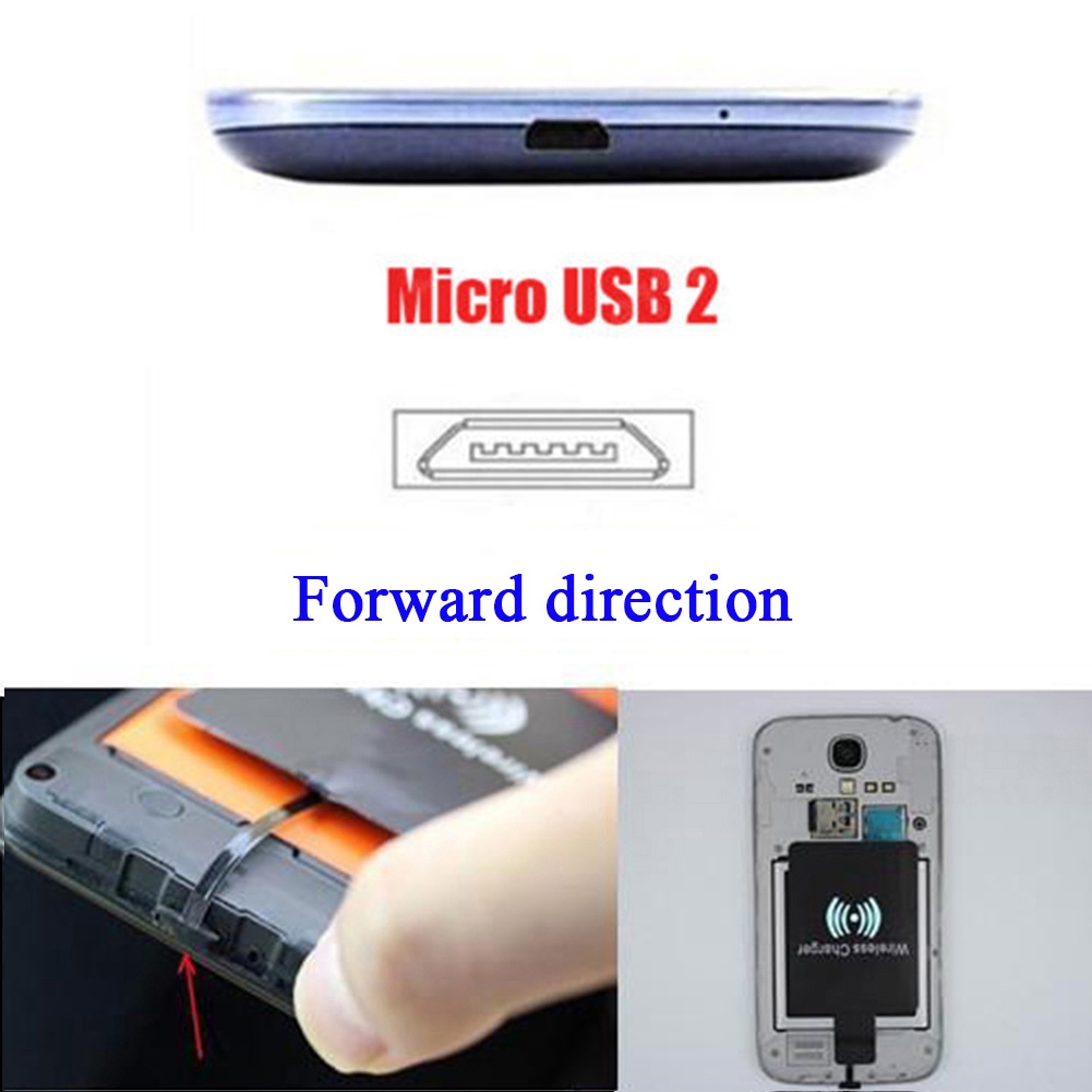 Miếng dán sạc không dây micro USB cho điện thoại Android