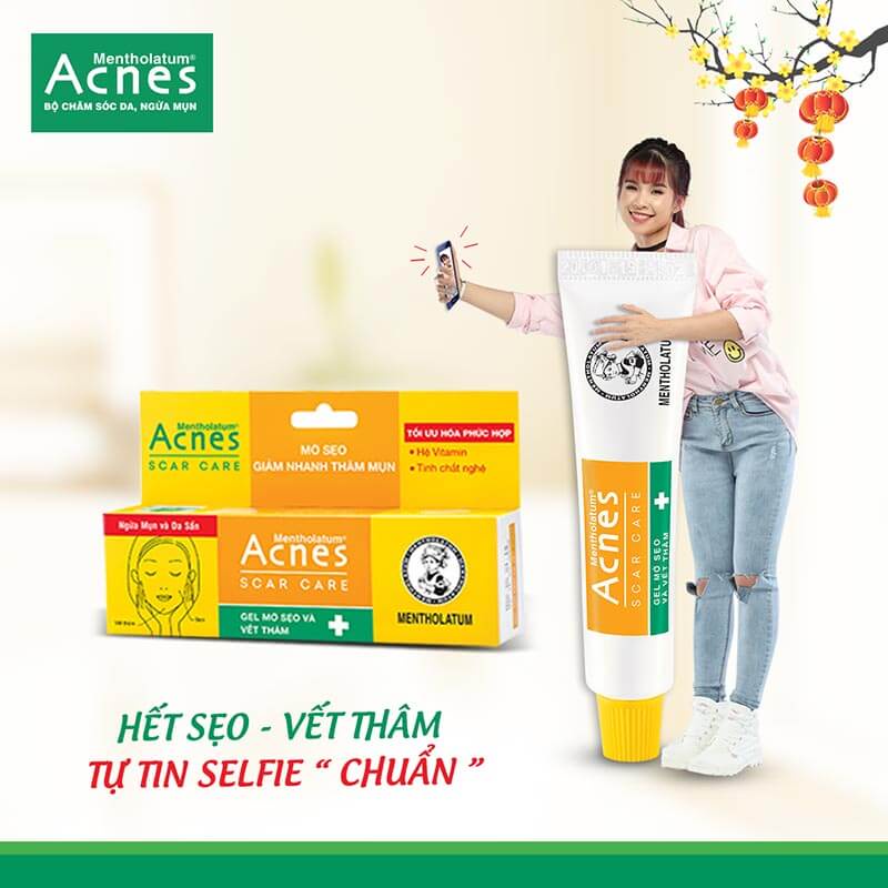 Gel mờ sẹo và vết thâm Acnes 12g