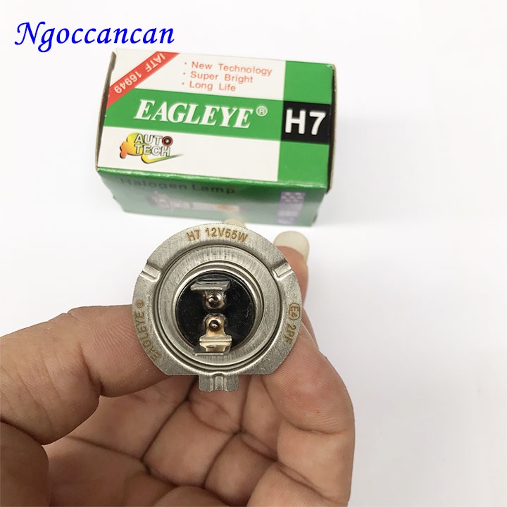 Bóng đèn ô tô h7 12v/55w , Đèn gầm xe hơi Eagleye con cú  loại sịn