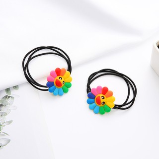 Sét 5 dây cột tóc hình hoa mặt trời - 9039