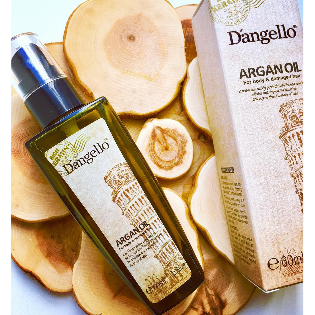 Tinh dầu Dangello Argan Oil 60ml dưỡng tóc bóng khỏe, mềm mượt