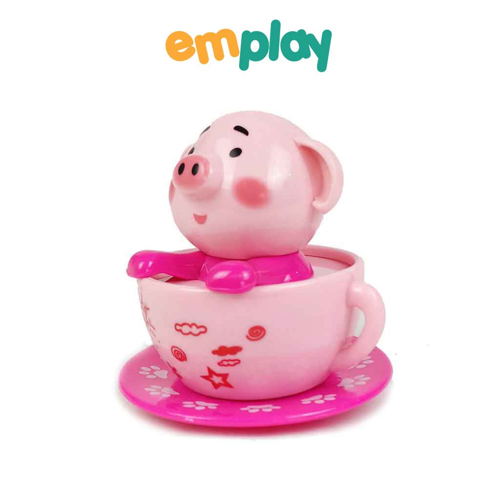 (XẢ KHO 60%) Đồ chơi trẻ em Emplay lợn vặn cót chất liệu nhựa ABS chắc chắn màu sắc tươi sáng giúp kích thích thị giác