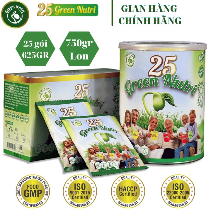 [Chính Hãng] Combo Lon & Hộp Sữa hạt ngũ cốc 25 Green Nutri