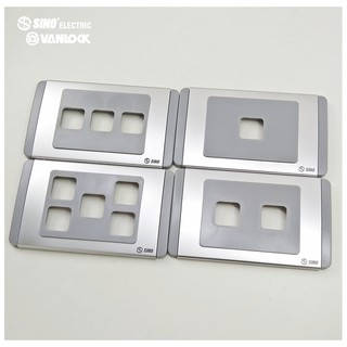 Mặt công tắc SINO Vanlock - Kiểu S68 Loại dùng cho 1 - 5 công tắc