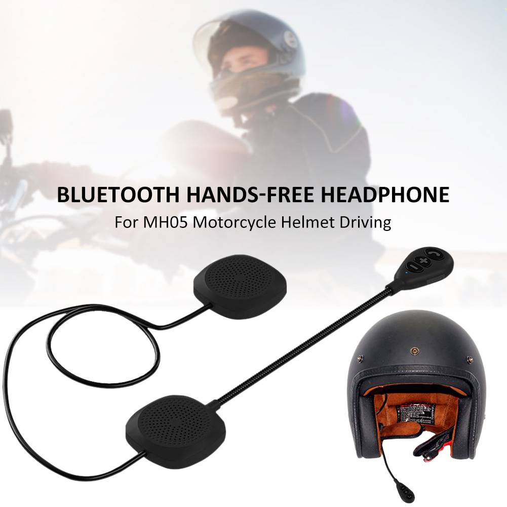 Tai nghe bluetooth MH05 tiện lợi khi đội nón bảo hiểm