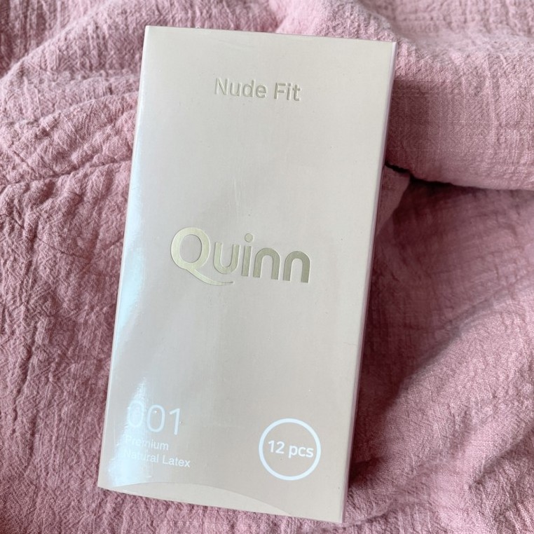 Bao Cao Su Hàn Quốc Siêu Mỏng Quinn Nude Fit 001 - Ôm Sát, Chống Tuột - Hộp 12 cái