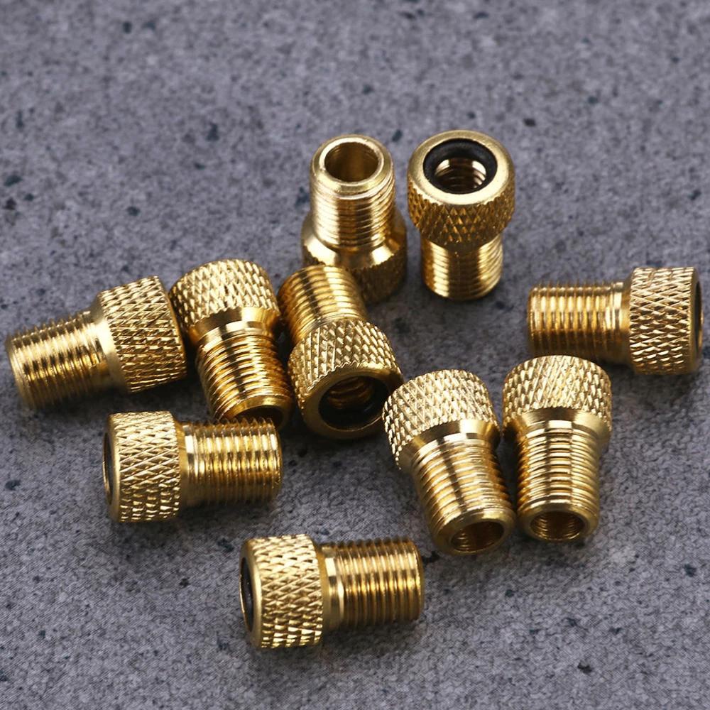 Bộ 2 / 4 Đầu Van Chuyển Đổi Khí Ga Bánh Xe Đạp Bằng Đồng