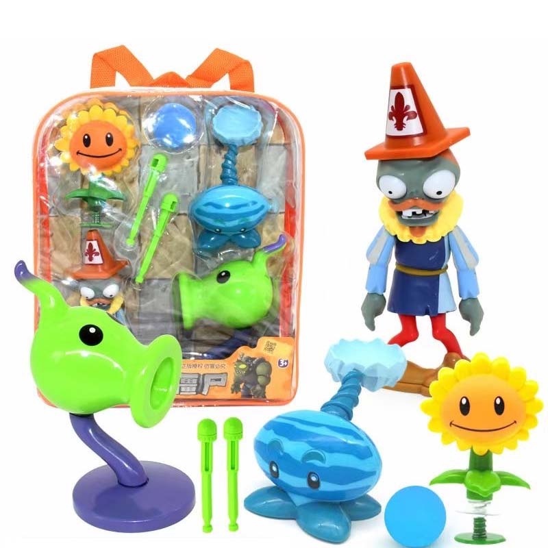 Thực vật mới. Set 2 Mô Hình Búp Bê Hoạt Hình Trong Game Zombies Làm Quà Tặng Cho Bé