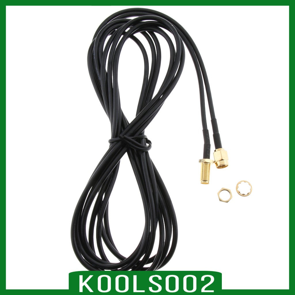 Antenna Adapter RP-SMA Extension Cable Cord for WiFi Wireless Router 3.3ft